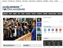 Tablet Screenshot of politikaakademisi.org